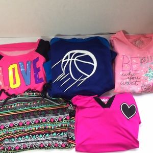 ⬇️$28 ALL JUSTICE LOT GIRLS SZ 8 Romper Athletic